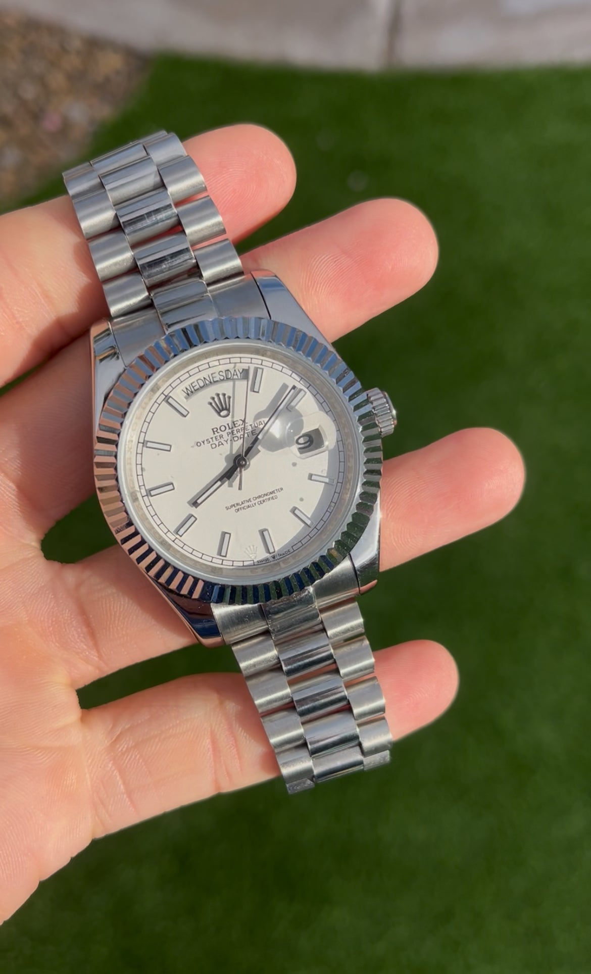 Rolex DayDate — Stainless steel (41mm)